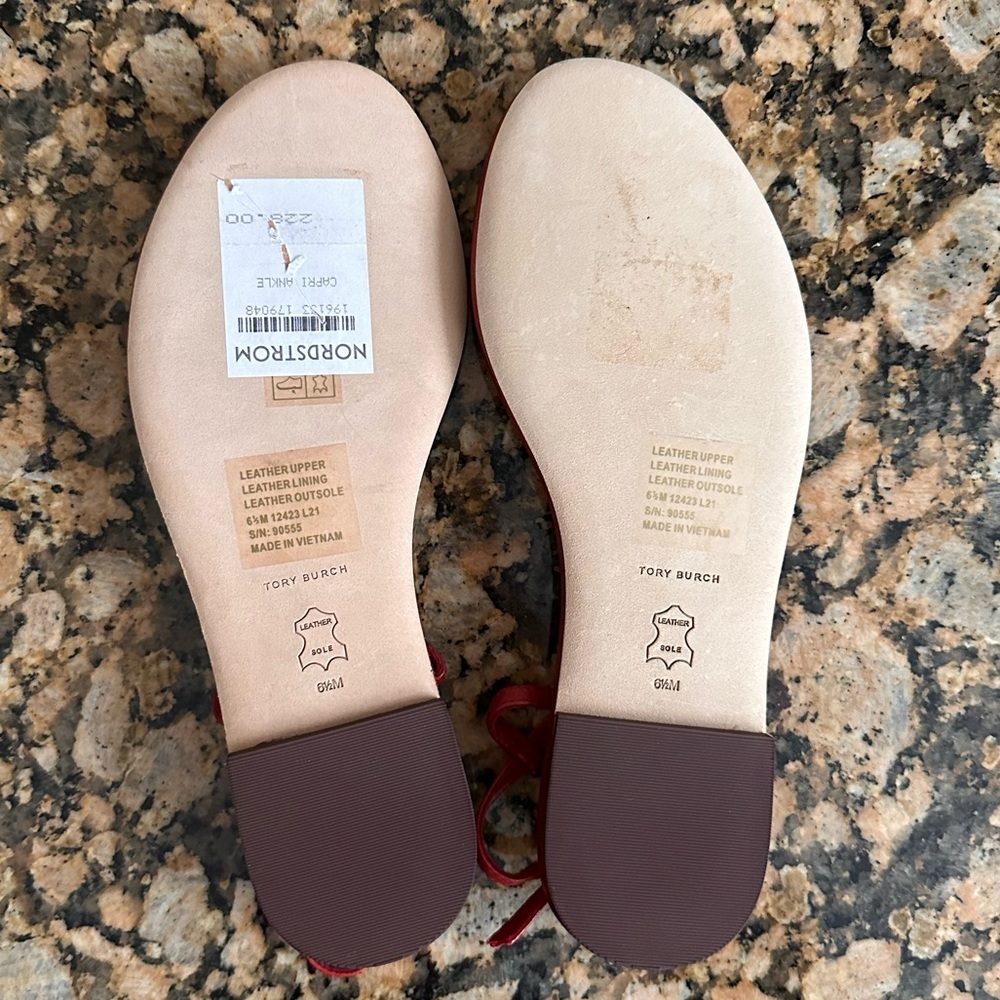 Tory Burch Capri Ankle Strap Sandal - Picture 7 of 7